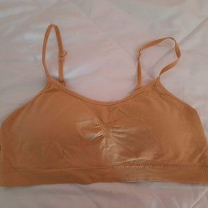 No Boundaries biege cream bralette
